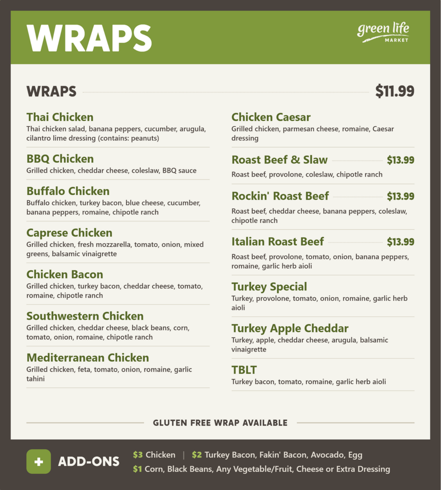 Wraps